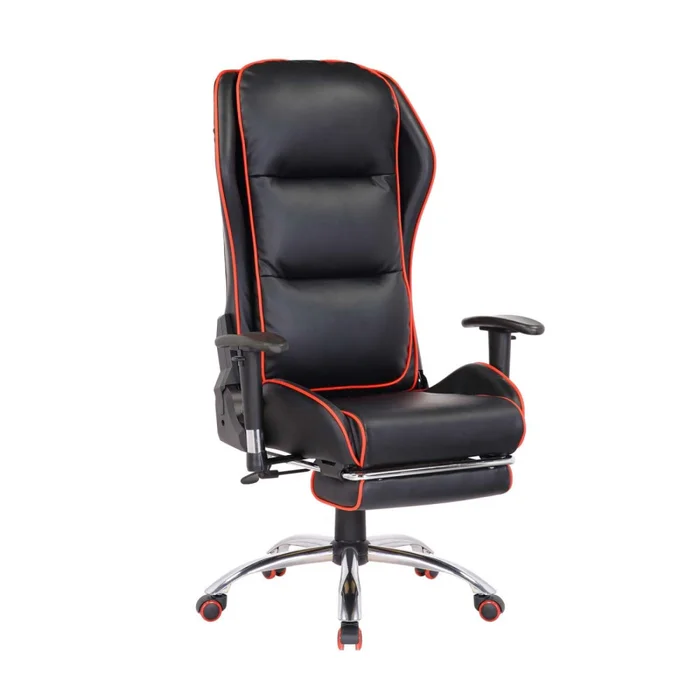 Silla Gamer Pu-y-metal Negro Confort D-303 en Negro - Escritorios y sillas de escritorio, Uruguay | Divino, vista 2
