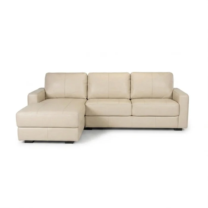 Rinconera Como - Cuero Básico - 2 + Chaise izquierdo - Arena - (Preventa) en Beige - Sillones y sofás, Uruguay | Nyr, vista 2