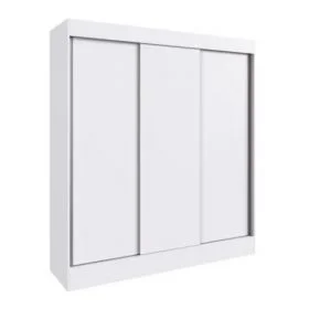 Ropero Placard 3 Puertas Corredizas 2 Cajones Dormitorio (Blanco) en Blanco - Roperos y placares, Uruguay | Soy Hogar, vista 2