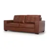 Sofá Fargo - Cuero Básico - 3 cuerpos - 457 (Brandy) en Marrón - Sillones y sofás, Uruguay | NYR, vista 1 de 3