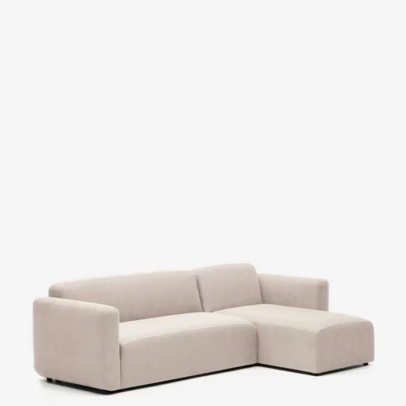 Sofá modular Neom 3 plazas chaise longue derecho/izquierdo beige 263 cm en Beige - Sillones y sofás, Uruguay | Kavehome