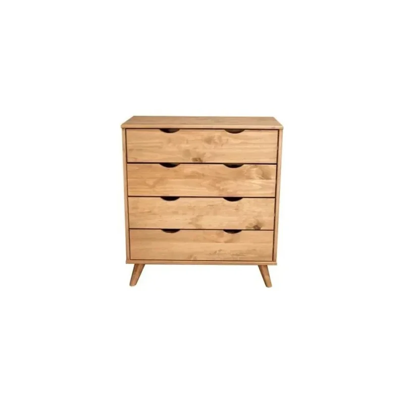 Cómoda 4 Cajones - Línea Berlin - Marrón en Marrón - Cómodas, Uruguay | Ecowood, vista 3
