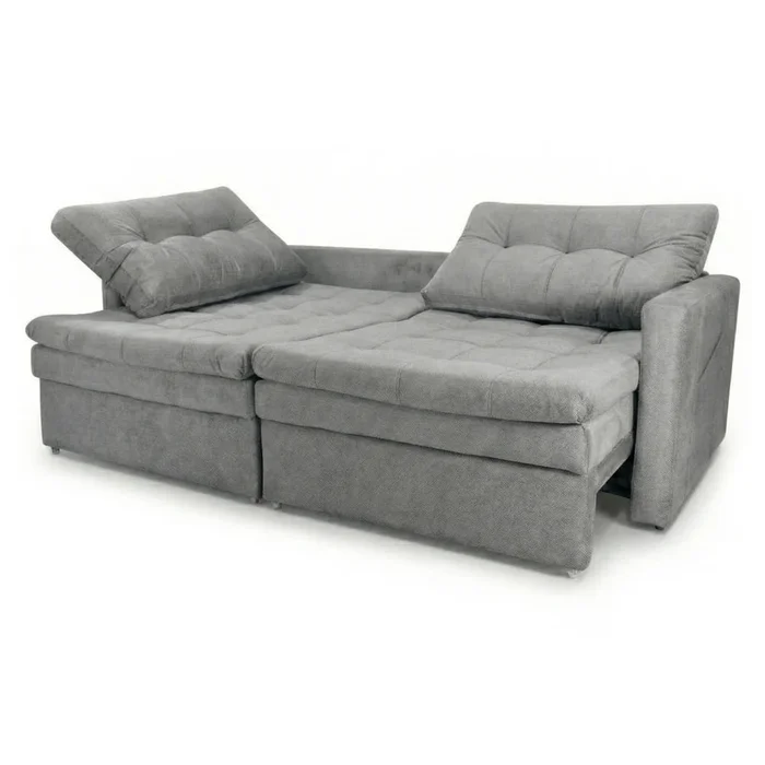 Sillón Cama Twin 3 Cuerpos - Extensible - Gris en Gris - Sillones y sofás, Uruguay | Ecowood, vista 3