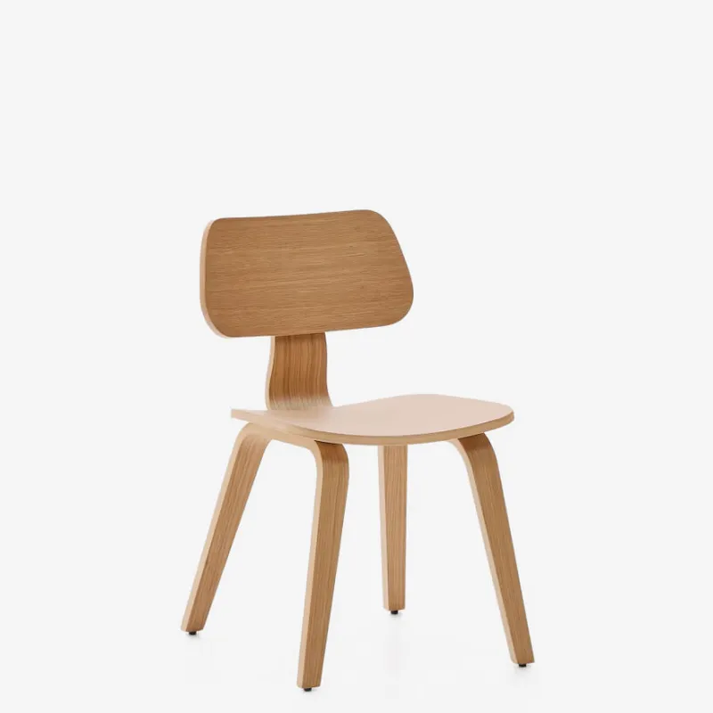 Silla Gena de chapa de roble en Madera natural - Sillas, Uruguay | Kavehome