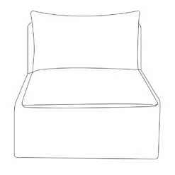 SILLON en Beige - Sillones y sofás, Uruguay | Vivai, vista 3