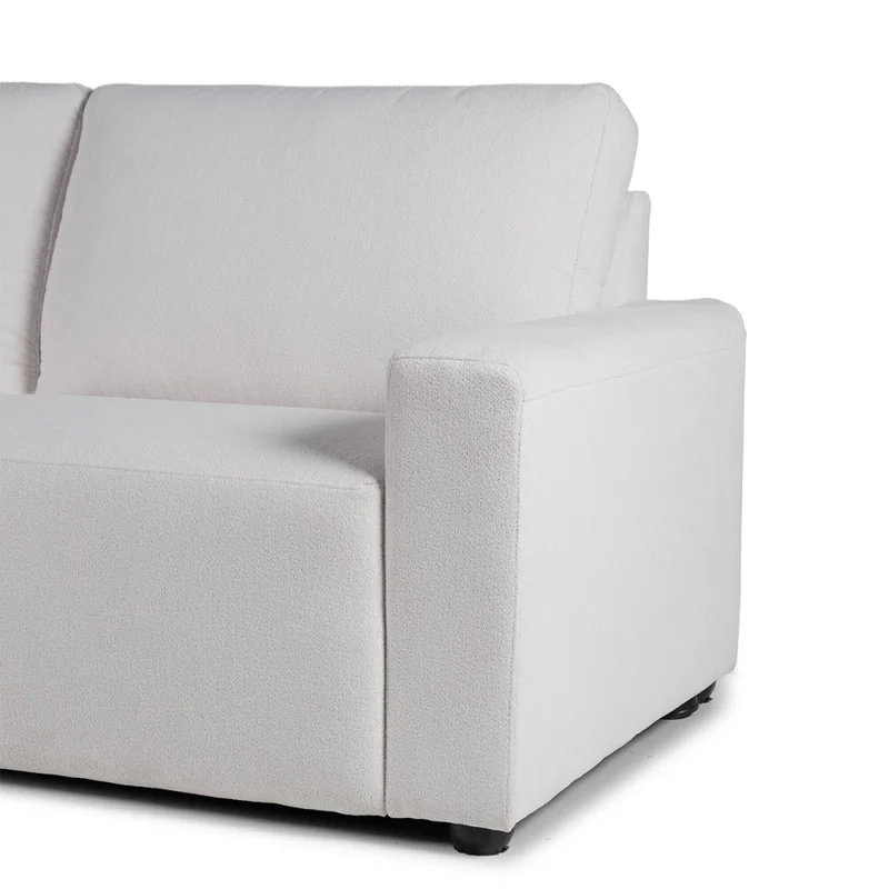 Sofá Haven - Tela Aquaclean - 3 cuerpos - A fabricar en Gris - Sillones y sofás, Uruguay | Nyr, vista 5