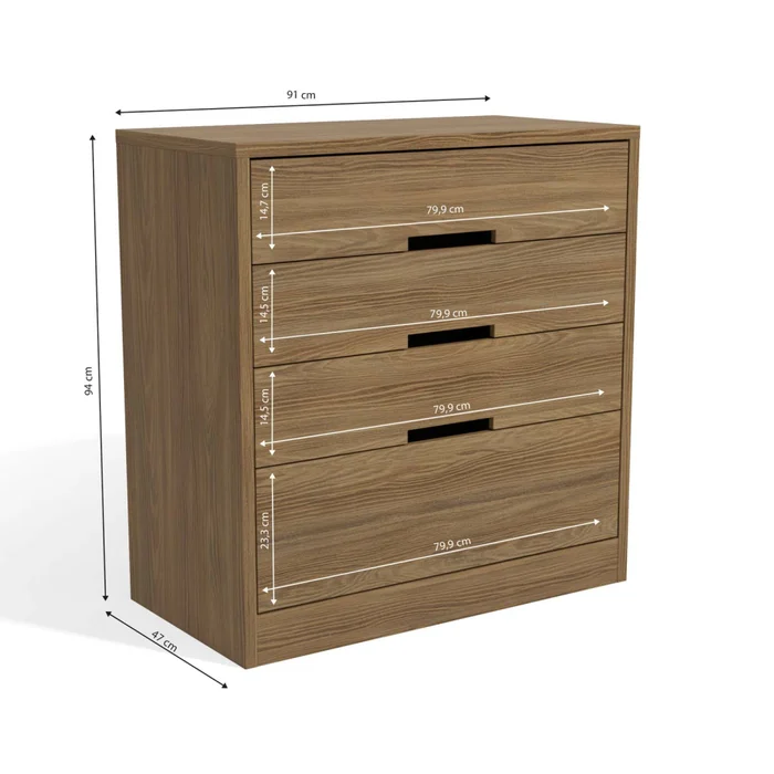 Comoda Mdp S824 - Cómodas, Uruguay | Divino, vista 3