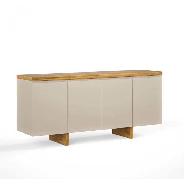Aparador Buffet SUD 1.8 - Linea Manhattan - Gianduia / Cinamomo en Focus Mari Slim - Aparadores y recibidores, Uruguay | Rústico Hogar, vista 2