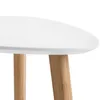 Mesa auxiliar TAPS 40x40 blanco/bambú en Beige - Mesas de arrimo, Uruguay | JYSK, vista 3 de 5