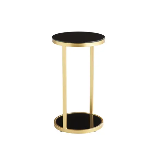 MESA LATERAL 46200 GOLD 28DIAMX51H en Negro - Mesas de arrimo, Uruguay | Vinibel