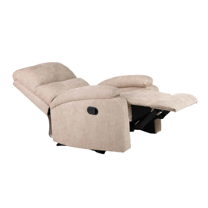 Recliner Manual 1 Cuerpo Tela Natural-beige Nassu Beige en Beige - Sillones y sofás, Uruguay | Divino, vista 6