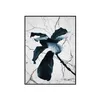 CUADRO CANVAS 30x40CM MARCO NEGRO FLOR AZUL 2 en Azul - Decoración de pared, Uruguay | Koz, vista 1 de 2