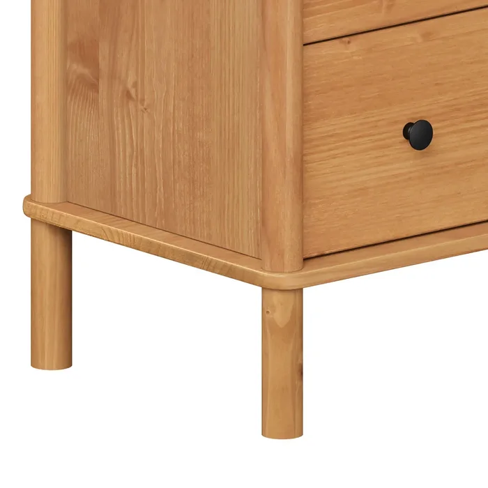 Comoda Apama 130CM 6 Cajones - Madera Maciza en Madera natural - Cómodas, Uruguay | Balton, vista 6
