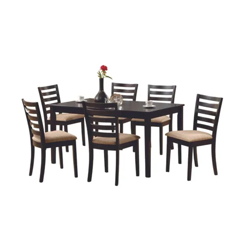 Juego de Comedor New Ocean 6 Sillas en Marrón - Mesas de comedor, Uruguay | Rústico Hogar