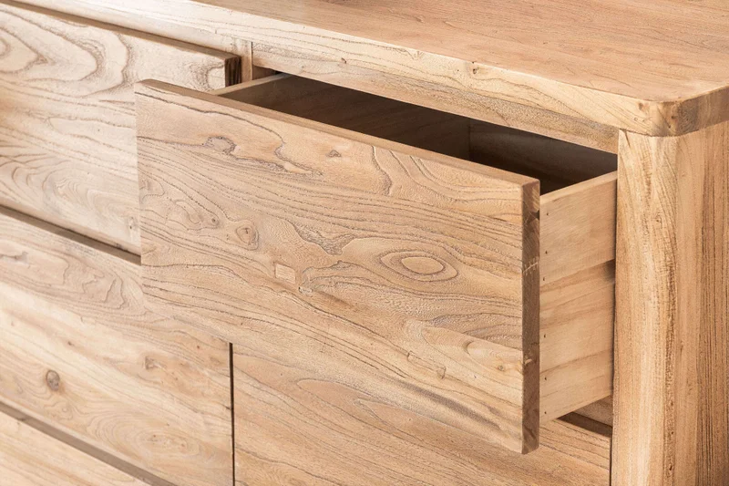 COMODA LUNA - OLMO MACIZO en Madera natural - Cómodas, Uruguay | La Iberica, vista 13