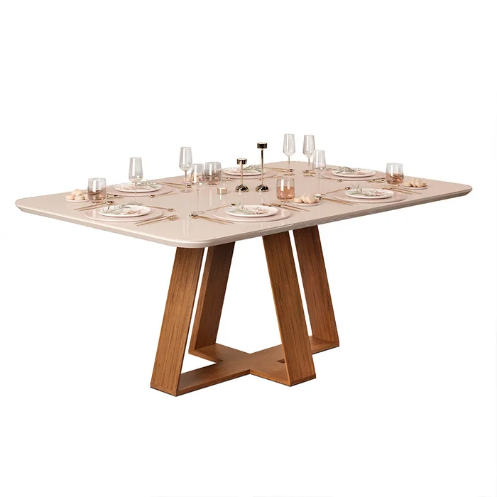 Mesa de Comedor Grande Línea París Gris en Gris - Mesas de comedor, Uruguay | Ecowood, vista 3