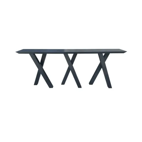 CONSOLA KUBO TEKA 200X40XH80 en Negro - Aparadores y recibidores, Uruguay | Masinfinito Casa