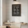 CUADRO 40x50cm MARCO COFFEE GUIDE en Marrón - Decoración de pared, Uruguay | Decohogar, vista 3 de 3