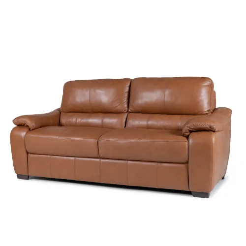 Sofá Portofino - Cuero Advanced - 3 cuerpos - Maverick Telha (Preventa) en Marrón - Sillones y sofás, Uruguay | NYR