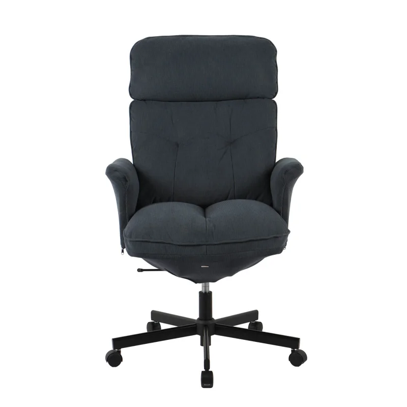 Silla De Oficina Gerencial Tela-y-metal Azul Cicerón en Azul - Escritorios y sillas de escritorio, Uruguay | Divino, vista 3