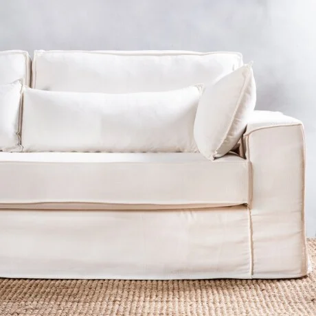 Sillón Garda 3 Cuerpos - Blanco en Blanco - Sillones y sofás, Uruguay | Aihaus, vista 2