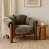POLTRONA DUSHI Marron en Verde - Butacas, banquetas y puffs, Uruguay | Viasono, vista 1 de 4