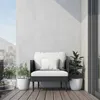 Macetero Premium N27 Blanco 23cm Alto x 27 Diam Boca, 9,5 lts en Blanco - Macetas, Uruguay | Champagne Home, vista 3 de 4