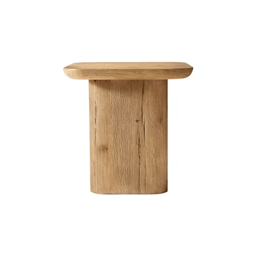 MESA LATERAL OSLO CUADRADA en Madera natural - Mesas de arrimo, Uruguay | Masinfinito Casa