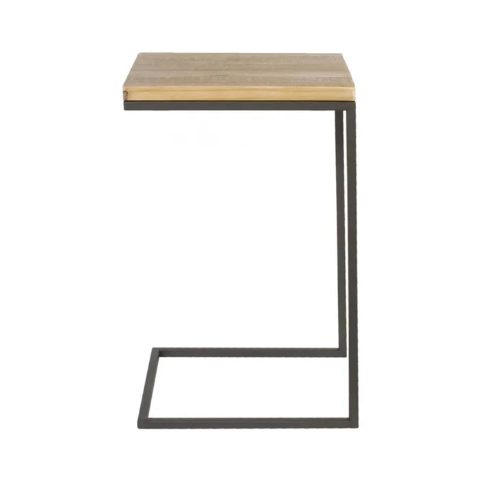Mesa De Living Lateral - Arrime Madera Natural-beige Madison Natural en Madera natural - Mesas de living, Uruguay | Divino, vista 4