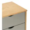 Mesa De Luz 4 Cajones Madera Maciza - Linea Dublin en Multicolor - Mesas de luz, Uruguay | Rústico Hogar, vista 5 de 5