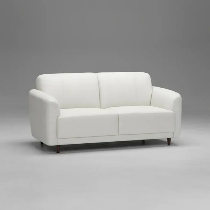 SOFA 2 CUERPOS - 100% CUERO - MODELO MARBELLA - COLOR BLANCO TIZA en Blanco - Sillones y sofás, Uruguay | Champagne Home, vista 2