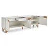 VAJILLERO 4 PUERTAS - LACA OFF WHITE - DETALLES MADERA CLARA en Madera natural - Aparadores y recibidores, Uruguay | Champagne Home, vista 2 de 2