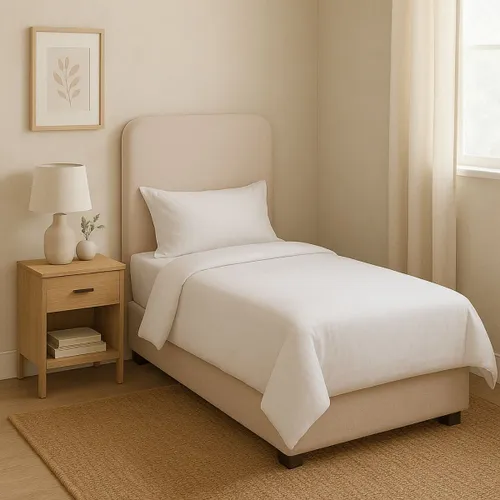 RESPALDO DE PARED BIRONI BEIGE 1,5 PLAZAS - Respaldos de cama, Uruguay | Viasono