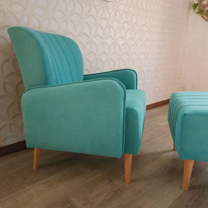 Butaca Fenicia MAX - Muebles Da Vinci en Turquesa - Butacas, banquetas y puffs, Uruguay | Muebles Da Vinci, vista 4