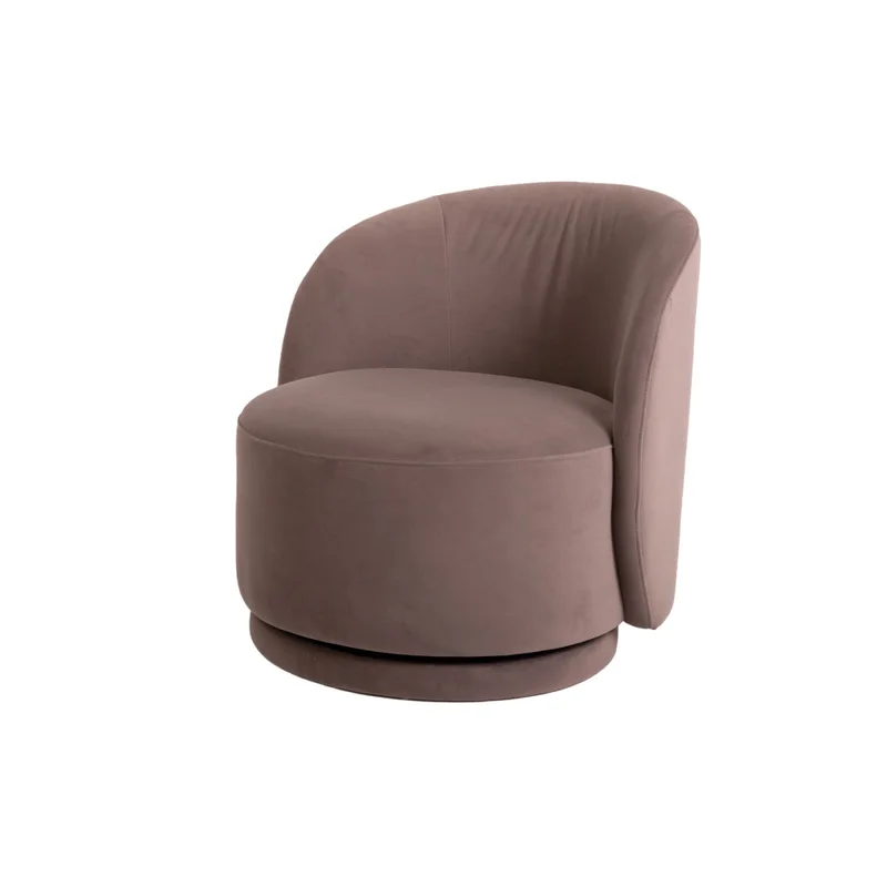 Butaca Giratoria 1 Cuerpo Tela Natural-beige Umi Beige en Beige - Sillones y sofás, Uruguay | Divino, vista 3
