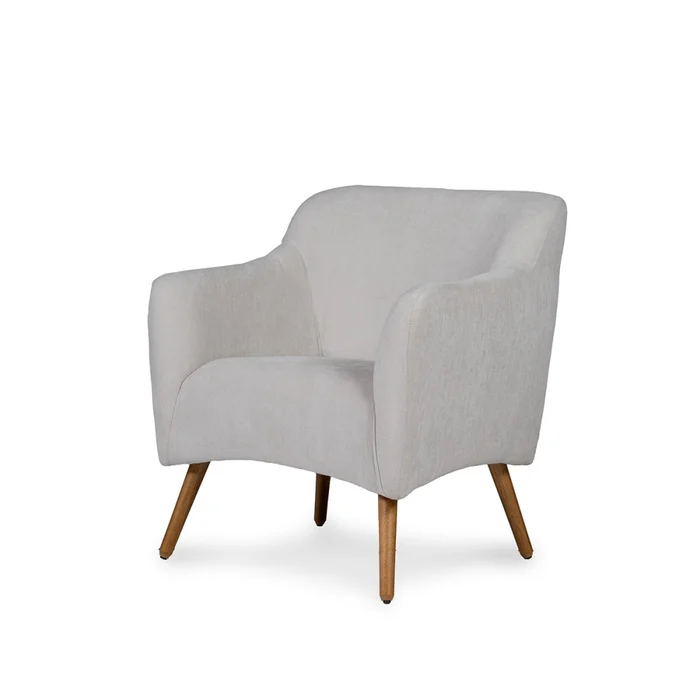 Butaca Eva - Tela Microfibra - C39 (Hielo) en Beige, Uruguay | NYR, vista 2