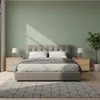 Mesa de Luz 2 cajones - Moderna - Hanover en Beige - Mesas de luz, Uruguay | Rústico Hogar, vista 2 de 4