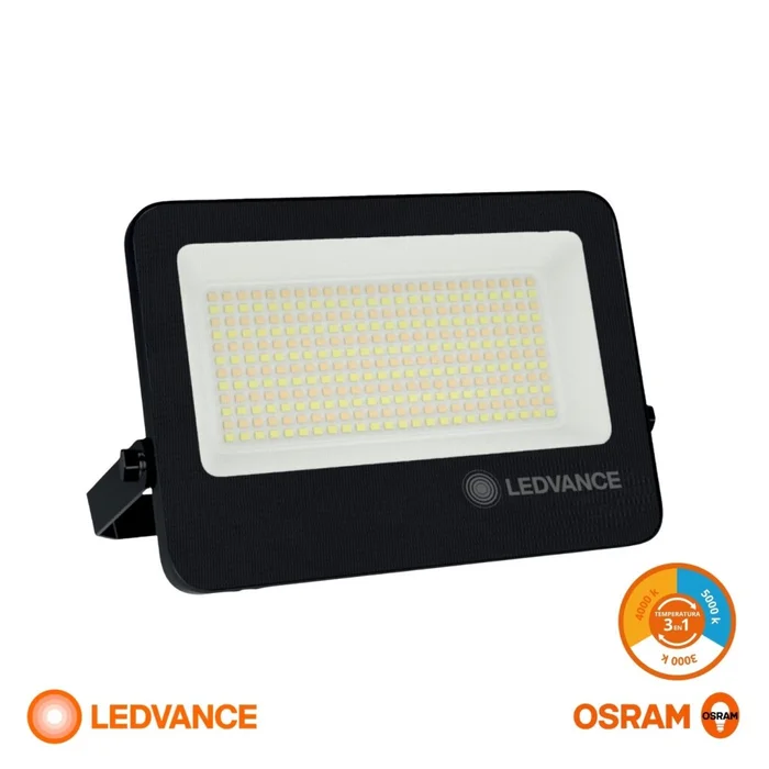 Foco LED LEDVANCE Compact IP66 100W CCT Negro en Negro - Lámparas colgantes, Uruguay | Serlux