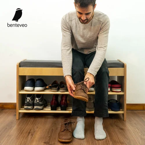 Zapatera Buenos Aires en Madera natural - Aparadores y recibidores, Uruguay | Benteveo, vista 7
