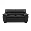 Sillón 100% Cuero - 2 Cuerpos Promax - Negro en Negro - Sillones y sofás, Uruguay | Ecowood, vista 3 de 3