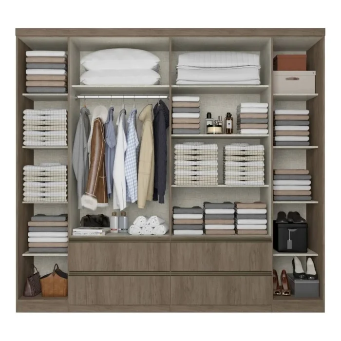 Ropero Nobre 6 Puertas 100% MDF en Multicolor - Roperos y placares, Uruguay | Nario Hogar, vista 2