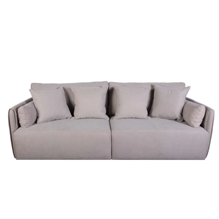 Sofá 3 Cuerpos Tela Natural-beige Amalfi Beige en Beige - Sillones y sofás, Uruguay | Divino, vista 2