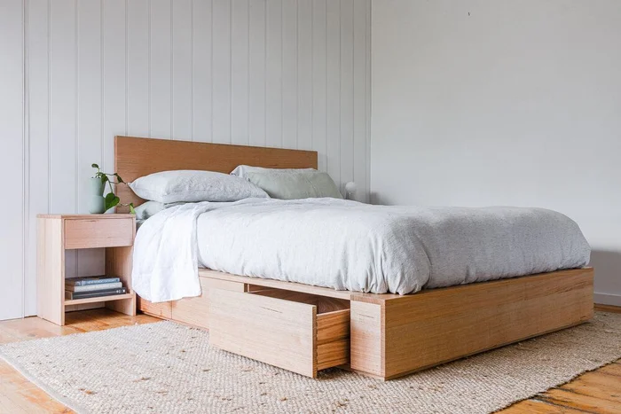 Cama Cumana en Madera natural - Dormitorio, Uruguay | Treehouse Deco