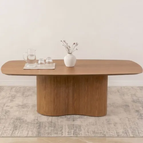 Mesa Capri en Marrón - Mesas de comedor, Uruguay | La Cueva Muebles