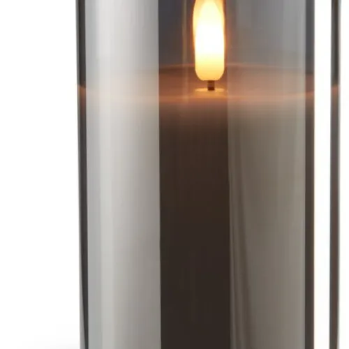 Vela pilar LED KLAUS Ø8xH15cm en Gris - Velas y Portavelas, Uruguay | JYSK