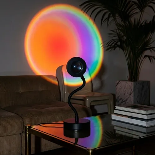 Lampara puesta de sol flexible para ambiente o fotografías en Negro - Lámparas de mesa, Uruguay | Buho Store