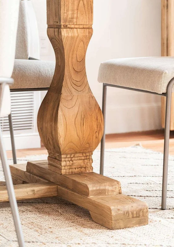 MESA COMEDOR DE OLMO ISABEL - 2.50 X 1.00 MTS en Madera natural - Mesas de comedor, Uruguay | La Iberica, vista 10