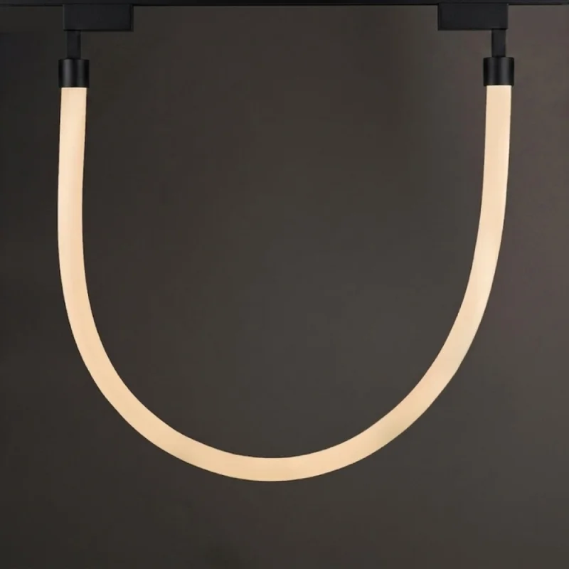 Tubo Flexible para Riel Magnético 360° 2700K Negro en Negro - Lámparas colgantes, Uruguay | Serlux, vista 4