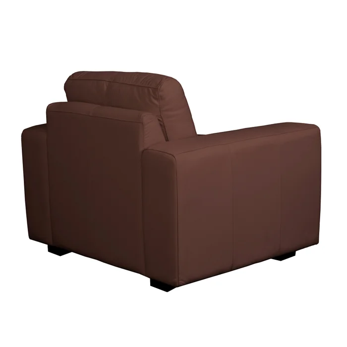 Butaca 1 Cuerpo Cuero-100-natural Marron Texas Caramelo en Marrón - Sillones y sofás, Uruguay | Divino, vista 3