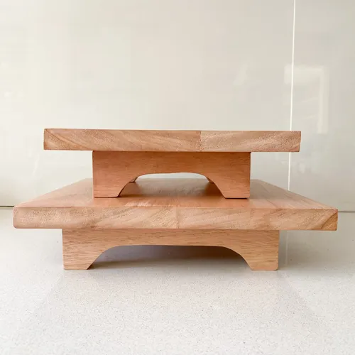 Base cuadrada de madera 30x30cm - Decoración, Uruguay | Dreams On Time